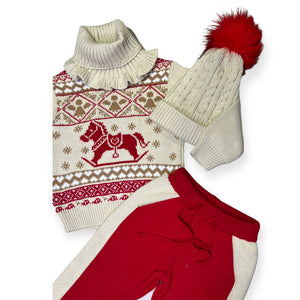 Christmas knitwear set