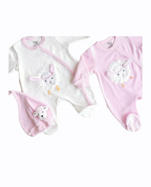 Baby sheep overall set