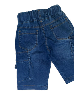 Boys Long denim shorts